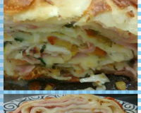 Rocambole  de massa de pastel