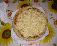 Pizza de palmito com catupiry especial
