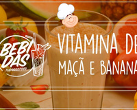 Vitamina de banana e maçã