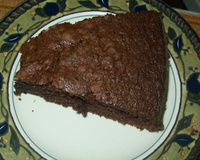 Bolo de chocolate muito fofo