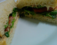 Sanduíche rápido de atum