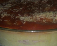 Purê de batata com recheio