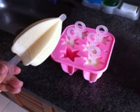 Picolé de coco caseiro