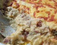 Escondidinho de batata com carne seca