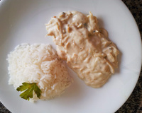 Frango ao molho branco