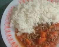 Abóbora com carne moída