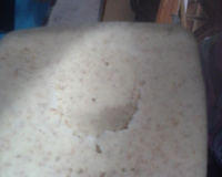 Pãozinho integral de aveia e suplemento proteico