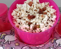 Pipoca delícia com bacon