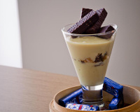 Mousse maravilha de bis de limão