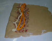 Pão de pizza da Cintia