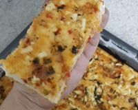 Bolo salgado bacon pizza do Ernani