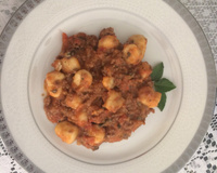 Nhoque com molho gorgonzola