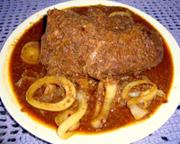 Picanha temperada com vinho tinto seco na pressão