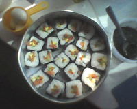 Sushi de legumes fácil