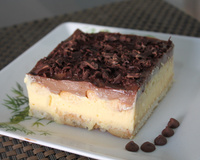 Pavê de maracujá e chocolate