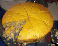 Torta de cenoura recheada