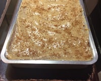 Bolo junino de paçoca