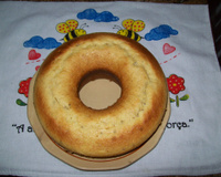 Bolo simples de fubá