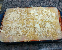 Purê de batata com salsicha