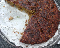 Bolo de aveia com frutas secas (light)