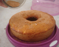 Bolo de maçã com canela