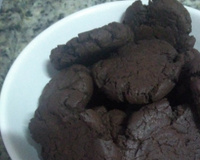 Biscoito de chocolate simples