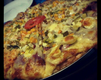 Pizza portuguesa de frigideira light