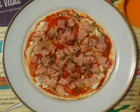 Pizza de frigideira leve