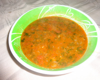 Feijão com camarão da Cris