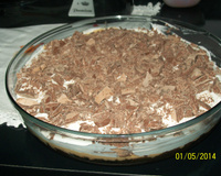 Torta de doce de leite com chocolate