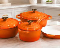 Kit de panelas esmaltadas é o sonho de qualquer cozinha moderna