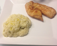 Risoto de alho poró