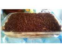 Pavê de baunilha e chocolate