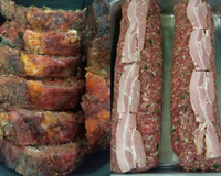 Rocambole de carne moída