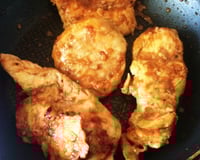 Filé de frango frito sem óleo