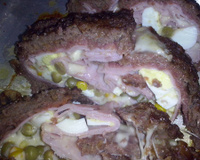 Rocambole de carne moída