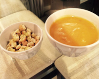 Sopa de legumes com frango