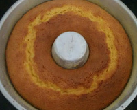 Bolo de fubá com milho