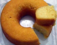 Bolo de milho (bagaço) e curau da vovó Rose