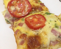 Omelete de forno com batata inglesa