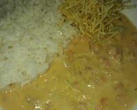 Camarão com requeijão