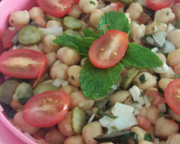 Salada de grão-de-bico