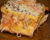 Torta de milho com frango