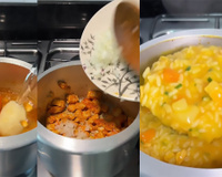 Procurando um jantar nutritivo e fácil de fazer para uma noite fria? Então anota a receita dessa canja cremosa