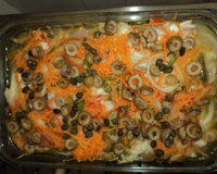 Filé de peixe ao forno