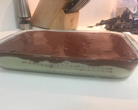 Torta de bolacha com creme belga