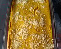 Souflé de batata com cenoura