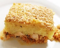 Escondidinho de batata doce com frango