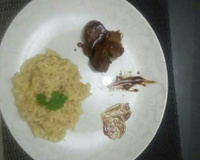 Risoto de alho poró