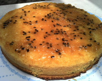 Bolo calda de maracujá